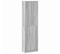 Armoire - Gris Sonoma - 55 x 25 x 189 cm - Armoire moderne en matériau bois pour chambre à coucher et salon - Optimisation d'espace de rangement pour vêtements et accessoires