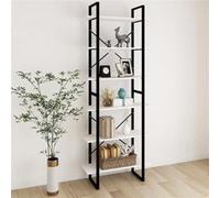 vidaXL Armoire haute Blanc 80x30x210 cm Bois de pin solide