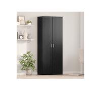 vidaXL Armoire haute Chêne noir Bois d'ingénierie 70 x 35 x 180 cm