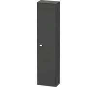 Armoire haute Duravit Brioso 177,0x42,0x24,0 cm, 1 porte, charnière droite, 1 étagère en bois, 3 étagères en verre, BR1320R1049, Couleur: Décor graphite mat, poignée chromée