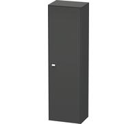 Armoire haute Duravit Brioso 177,0x52,0x36,0 cm, 1 porte, charnière droite, 1 étagère en bois, 3 étagères en verre, BR1331R1049, Couleur: Décor graphite mat, poignée chromée