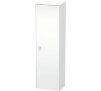 Armoire haute Duravit Brioso 177,0x52,0x36,0 cm, 1 porte, charnière droite, 1 étagère en bois, 3 étagères en verre, BR1331R1018, Couleur: Décor blanc mat, poignée chromée