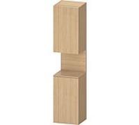 Armoire haute Duravit Qatego QA1346R30300010 40x36x1760cm, 2 portes, éclairage de niche, charnières à droite, chêne naturel