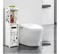 Armoire haute en PP belle de rangement - Colonne scandinave de salle de bain - ERROLVES - Blanc - 20*20*80 CM