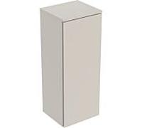 Geberit Renova Plan armoire mi-haute, avec une porte, 33x85x29,7cm, 504.044.DB.1, Couleur: gris sable / laqué satiné