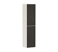 hansgrohe Xevolos E Armoire haute, charnière de porte à droite, 400x360x1760mm, 54222660, Couleur: Corps beige sable mat, façade textile gris foncé