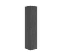 Armoire haute Keuco Edition 11 Art 32552820400 40x180x36cm, 1 porte, charnières à droite, finition satinée, céramique, fumée, basalte