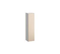 Armoire haute murale Laufen FOLIO H4458920FO5241 , 1 porte, charnière à droite, kit de montage inclus, 4 étagères en verre, système d'ouverture par simple pression, chêne brossé