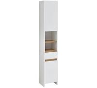 Armoire haute Pelipal Quickset 100 revêtue de mélamine blanc mat 182,8 x 32,4 x 32,2 cm
