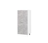 Armoire haute R-Line, 60cm, Béton, Blanc, Vicco