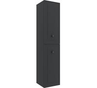 Armoire haute Renoir 1600 gris anthracite avec 2 portes
