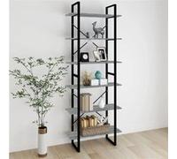 Armoire Haute Étagère Rangement Salle de Séjour Blanc Bois d'Ingénierie vidaXL
