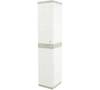 Armoire haute vestiaire PLASTIKEN - 1 porte, 35cm - Blanc
