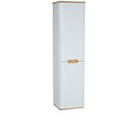 Armoire haute VitrA Sento 61375 40 x 35 x 155,5 cm, blanc mat, décor, 2 portes, charnières à gauche