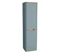 Vitra Sento armoire haute 65908 40x35x157,5cm, avec panier à linge, charnière de porte à gauche, vert fjord mat, décor