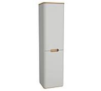 Armoire haute VitrA Sento 66022 40 x 35 x 157,5 cm, charnière de porte à gauche, gris clair mat, décor
