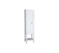 Armoire haute VitrA Valarte 62240, 53,5 x 39,5 x 196,5 cm, ouverture à gauche, sur pied, corps blanc mat