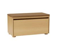 Armoire Hideaway en Placage avec Porte et Étagère en Chêne/marron Sucre