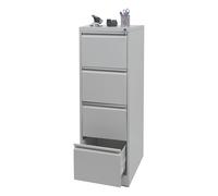 Armoire Hwc-H16, Armoire À Dossiers De Bureau Armoire En Acier, Format Légal 134x46x62cm Gris Multicolore