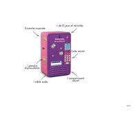 Armoire jouet - KidiSecrets Mon armoire MagicLocker - Violette et rose - Coffre-fort secret à code - Haut-parleur