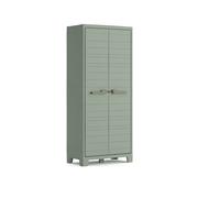Armoire - KETER - 9750200023102 - Résine recyclée 80% - 4 étagères réglables 30 kg - Résistante eau et UV