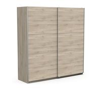 Armoire Kronberg chêne - 2 portes coulissantes - 194,5 x 59,9 x 203 cm