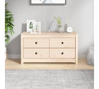 Armoire Latérale 100x40x72 cm Bois de Pin Massif Buffet Organisateur vidaXL