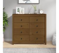 Armoire Latérale 100x40x72 cm Bois de Pin Massif Buffet Organisateur vidaXL