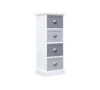 vidaXL Armoire latérale en bois de paulownia 35x25x57 cm pour chambre