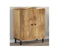 Vidaxl Armoire Latérale 60x33x75 Cm Bois Massif De Manguier Marron
