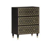 Armoire latérale 60x33x75 cm bois massif de manguier armoire vidaXL