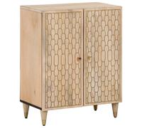 Armoire latérale 60x33x75 cm bois massif de manguier armoire vidaXL