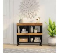 Armoire latérale 85x33x75 cm bois massif de manguier Bois G
