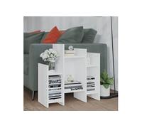 vidaXL Armoire latérale Table d'appoint Rangement Chêne Sonoma en bois d'ingénierie