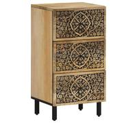 vidaXL Armoire latérale 358235 – Bois massif de manguier 40x33x75 cm Marron