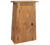 Armoire Latérale de Salle de Bain Meuble de Rangement Toilette Pin Massif vidaXL