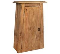 vidaXL Armoire latérale de salle de bain 246039 Pin massif 42x23x70 cm