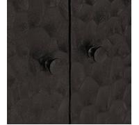 Armoire latérale - MOTHINESSTO - DX13934 - Bois massif de manguier - Noir - 60x33x75 cm