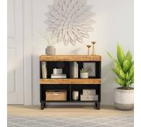 Armoire Latérale Rangement Organisateur Salon Bois Massif de Manguier vidaXL