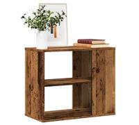 Armoire Latérale Table d'Appoint Rangement Blanc Bois d'Ingénierie vidaXL