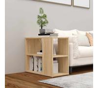 Armoire Latérale Table d'Appoint Rangement Blanc Bois d'Ingénierie vidaXL