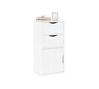 vidaXL Armoire latérale tiroirs ODDA blanc 40x24x79 cm bois massif pin, armoire, buffet, meuble de rangement de cuisine, 4103598