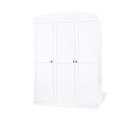 PINOLINO Laura Grande Penderie 3 portes Blanc 135 x 54 x 191 cm (Réf. 14 00 25G)