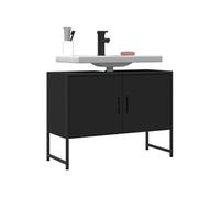 Armoire Lavabo de Salle de Bain, Placard sous Vasque avec Porte, Meuble de Rangement, Organisateur de Toilette 842461