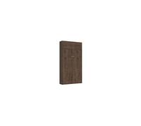 Armoire lit escamotable vertical 140 Kentaro avec èlèment haut Noyer -