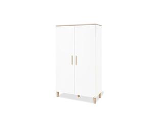 Armoire lumi 2 portes blanche