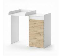 Armoire machine à laver Alf 116x98cm avec 4 tiroirs Blanc Vicco 40612