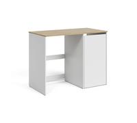 Armoire machine à laver Viktor, 113.6x88.2cm avec meuble sous évier, Blanc/Chêne Artisan, Vicco 62864