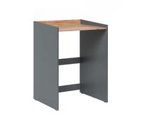 Vicco Armoire Machine à Laver Viktor, Anthracite/Chêne doré 67.8 x 94.6 cm | Pour machines à laver de 60 cm · Forme peu encombrante · Surface de travail pratique · Rangement bien organisé