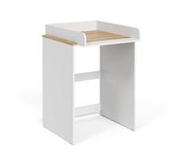 Vicco Armoire Machine à Laver Viktor, Blanc/Artisan, 68x88.2cm 2 pièces avec Matelas à Langer, pour Le Rangement des lessives et comme Surface de dépose